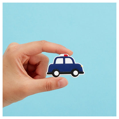 Flex & Lock Flexcharms Police Car Lunchbox Decorations