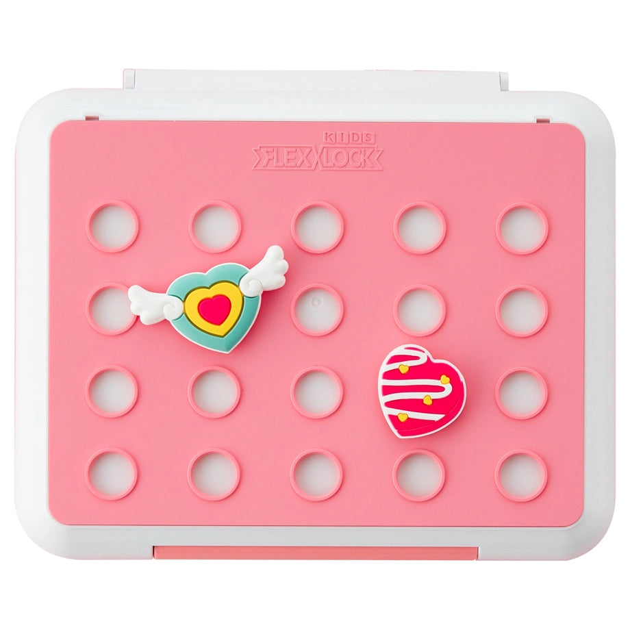 Flex&Lock Flexcharms Heart Lunchbox Decorations
