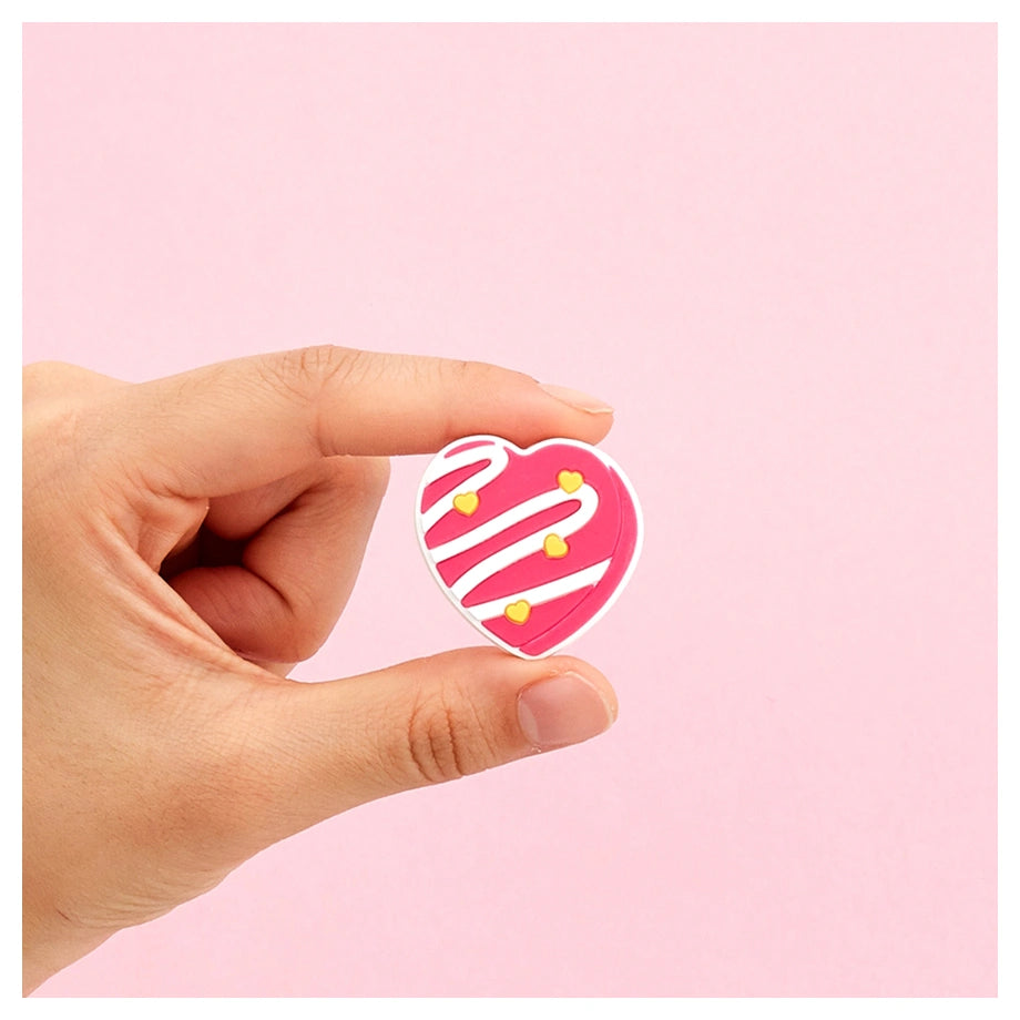 Flex&Lock Flexcharms Heart Lunchbox Decorations
