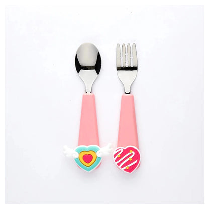 Flex & Lock Flexwarez Spoon & Fork Set (Pink)