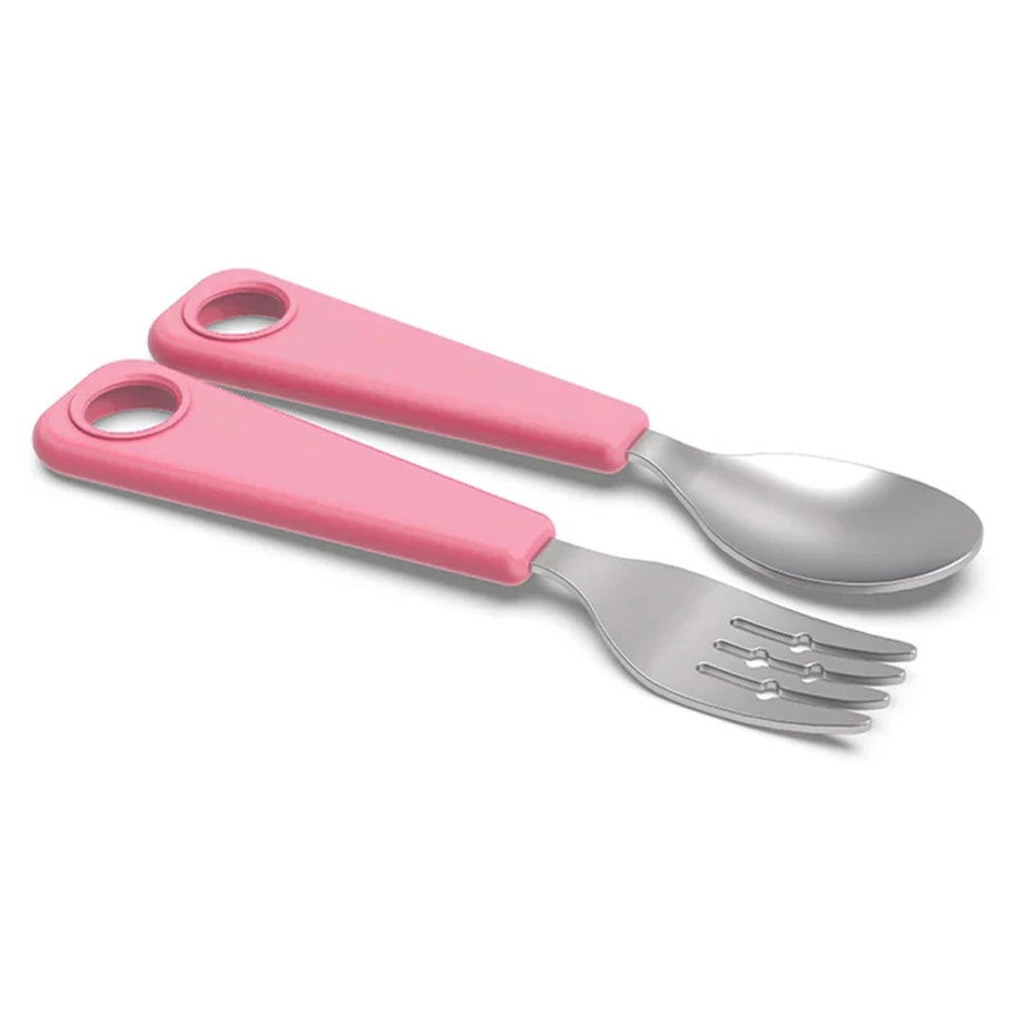 Flex & Lock Flexwarez Spoon & Fork Set (Pink)