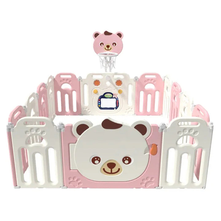 Little Angel Kids Playpen (Pink) - 163 x 163 x 65 cm