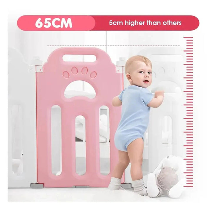 Little Angel Kids Playpen (Pink) - 163 x 163 x 65 cm