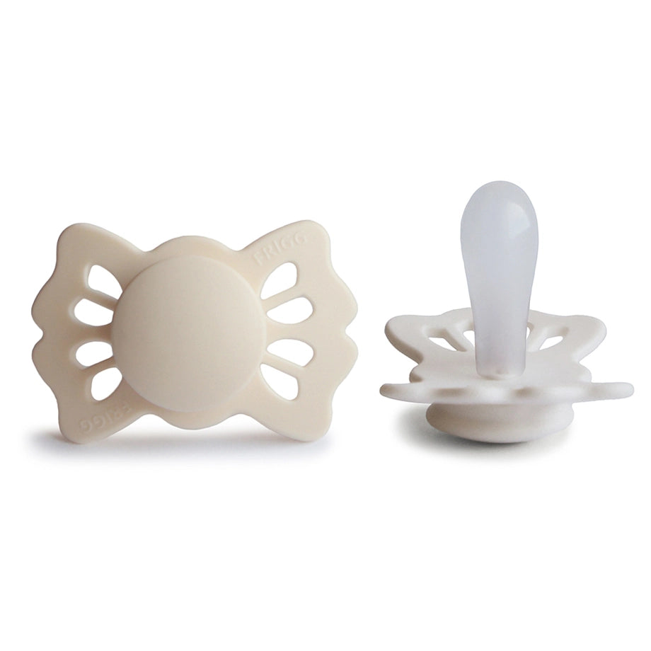 FRIGG Lucky Symmetrical Silicone Baby Pacifier (Cream) – Halamama.com