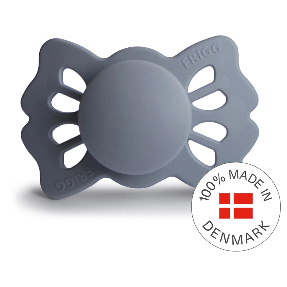 FRIGG Lucky Symmetrical Silicone Baby Pacifier (Great Gray)