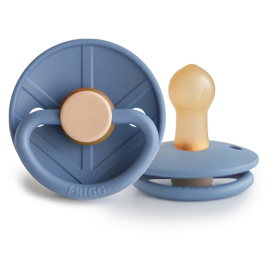 FRIGG Little Viking Latex Baby Pacifier Size 2 (6–18 Months) 1-Pack (Harald Ocean View)