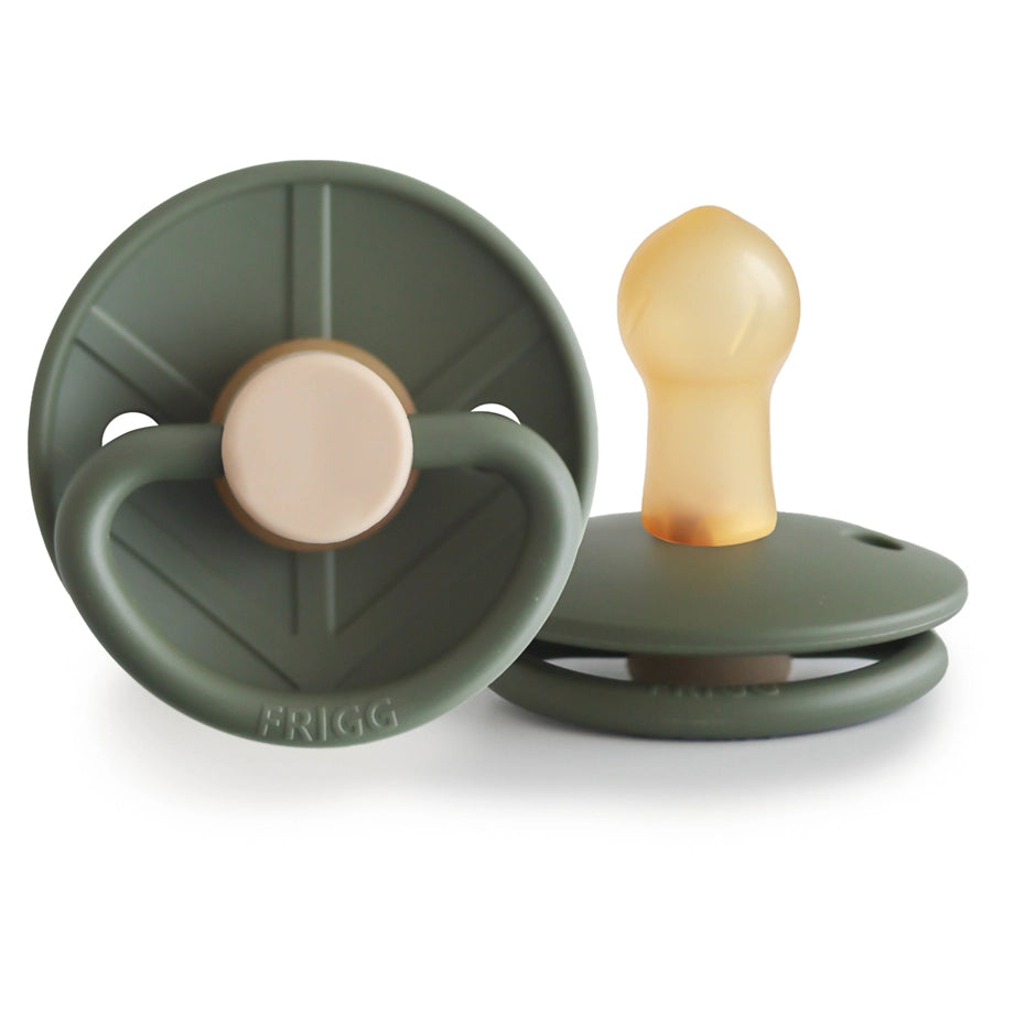 FRIGG Little Viking Latex Baby Pacifier (Ragnar Olive)
