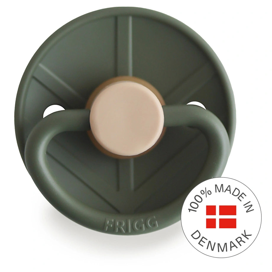 FRIGG Little Viking Latex Baby Pacifier (Ragnar Olive)