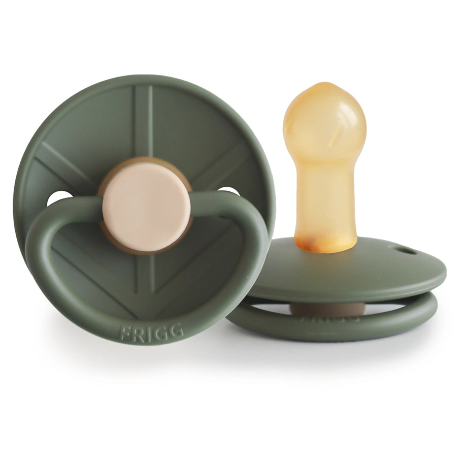 FRIGG Little Viking Latex Baby Pacifier (Ragnar Olive)