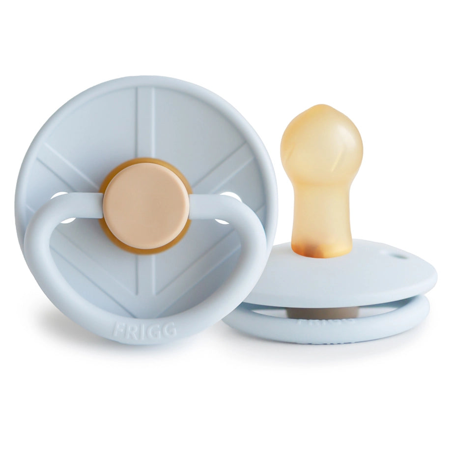 FRIGG Little Viking Latex Baby Pacifier Size 1 (Knud Powder Blue)