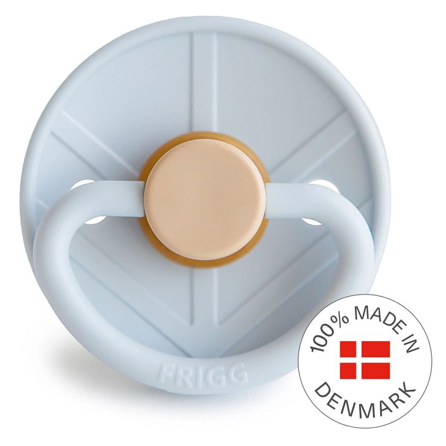 FRIGG Little Viking Latex Baby Pacifier Size 1 (Knud Powder Blue)