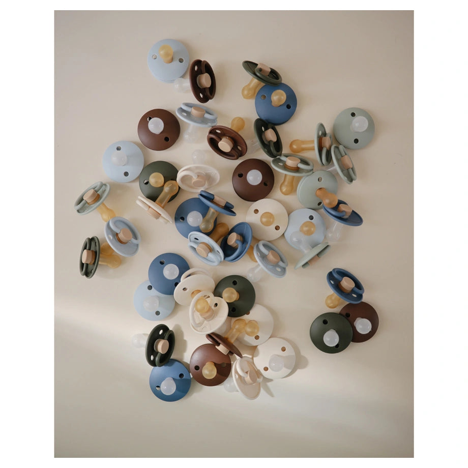 FRIGG Little Viking Latex Baby Pacifier Size 1 (Knud Powder Blue)