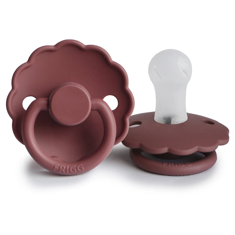 FRIGG Daisy Silicone Baby Pacifier (Woodchuck)