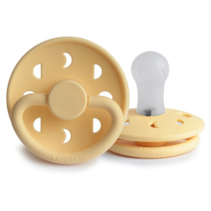 FRIGG Moon Phase Silicone Baby Pacifier (Pale Daffodil)