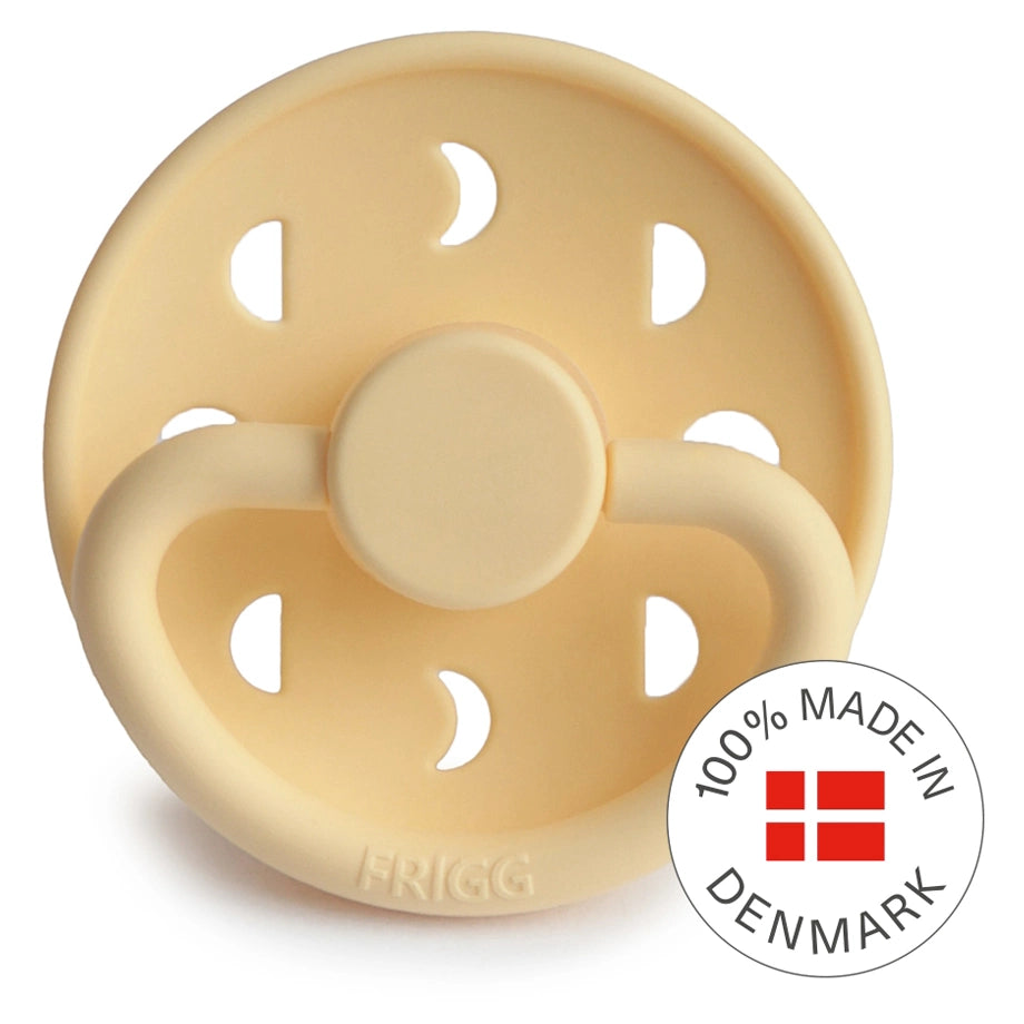 FRIGG Moon Phase Silicone Baby Pacifier (Pale Daffodil)