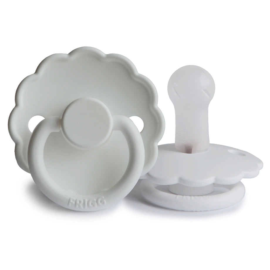 FRIGG Daisy Latex Baby Pacifier (Bright White)