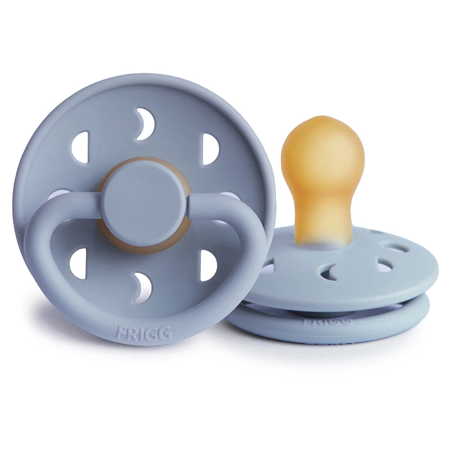 FRIGG Moon Phase Latex Baby Pacifier (Powder Blue)