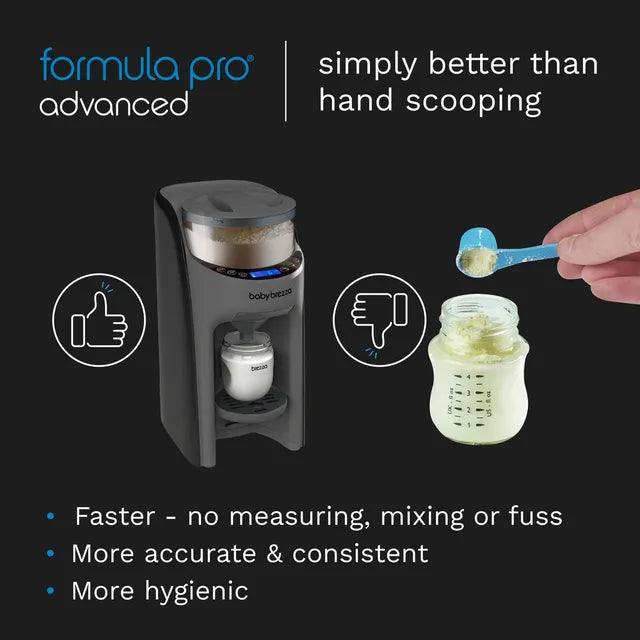 Baby Brezza Formula Pro Advanced Formula Dispenser Machine (Charcoal)