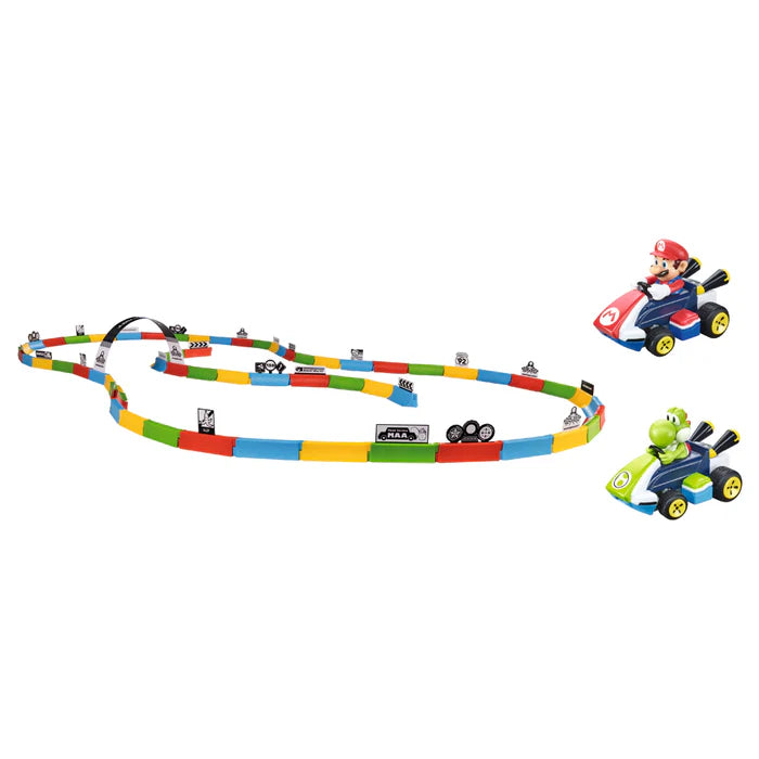 Carrera Mario Kart Tabletop Racing Set & Mini RC Mario Gold Edition