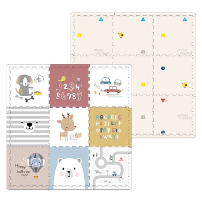Little Angel Baby Reversible Puzzle Playmat (Blue/Yellow)