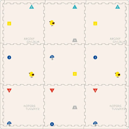 Little Angel Baby Reversible Puzzle Playmat (Blue/Yellow)