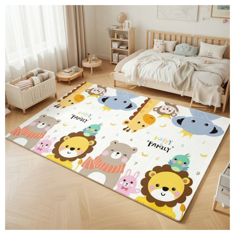 Little Angel Reversible Role Play Mat 180×200 cm (Animal Friends)