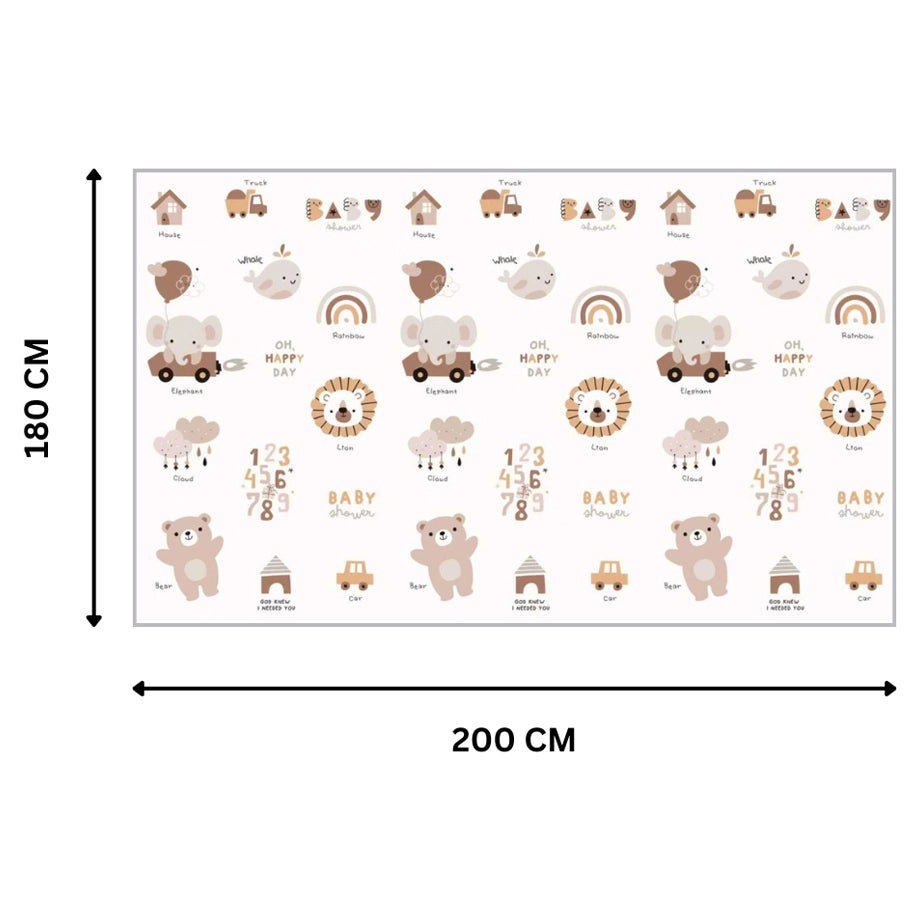 Little Angel-Reversible Roll Play mat 180x200 cm (Happy Baby)