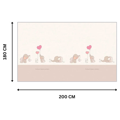 Little Angel-Reversible Roll Play mat 180x200 cm (Story of Elephant and Rabbit)