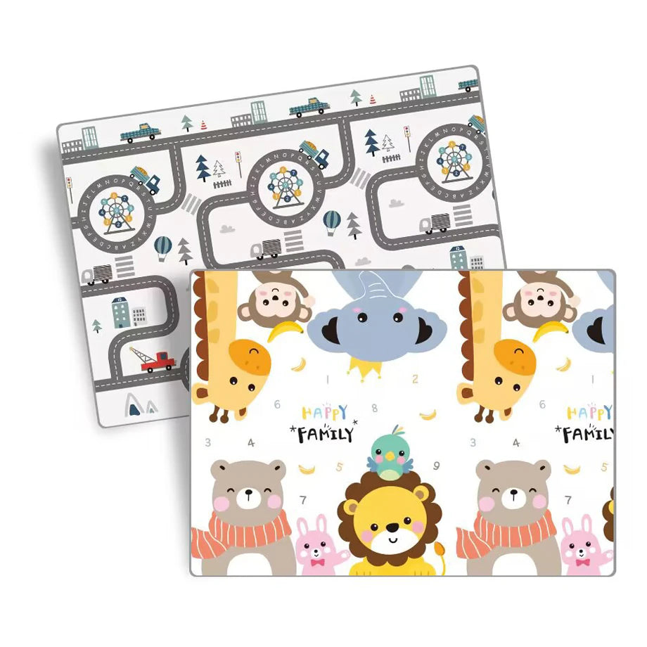 Little Angel Baby Foldable & Reversible Playmat (Animals)