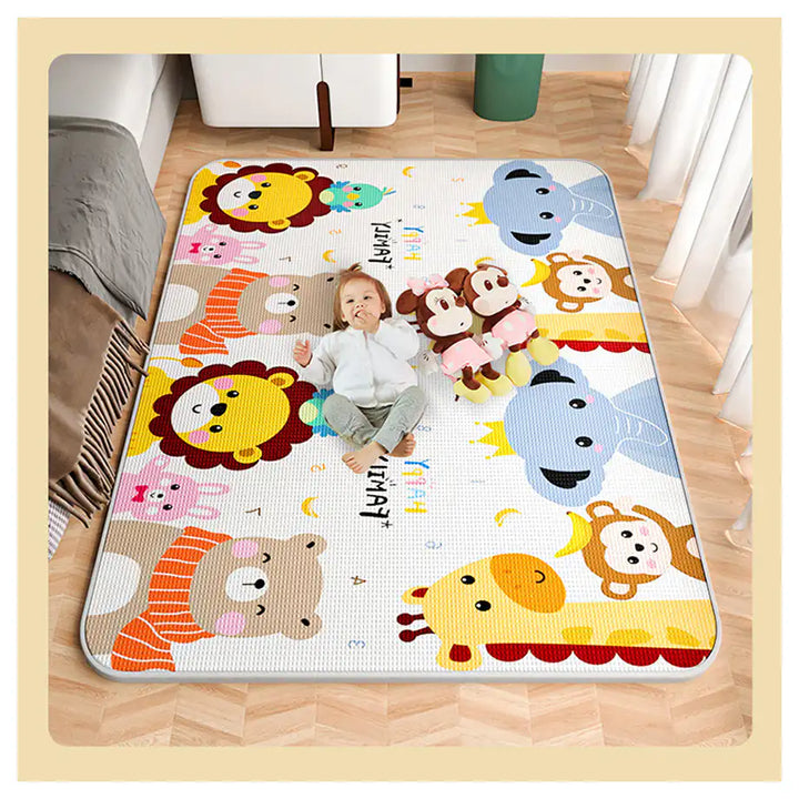 Little Angel Baby Foldable & Reversible Playmat (Animals)