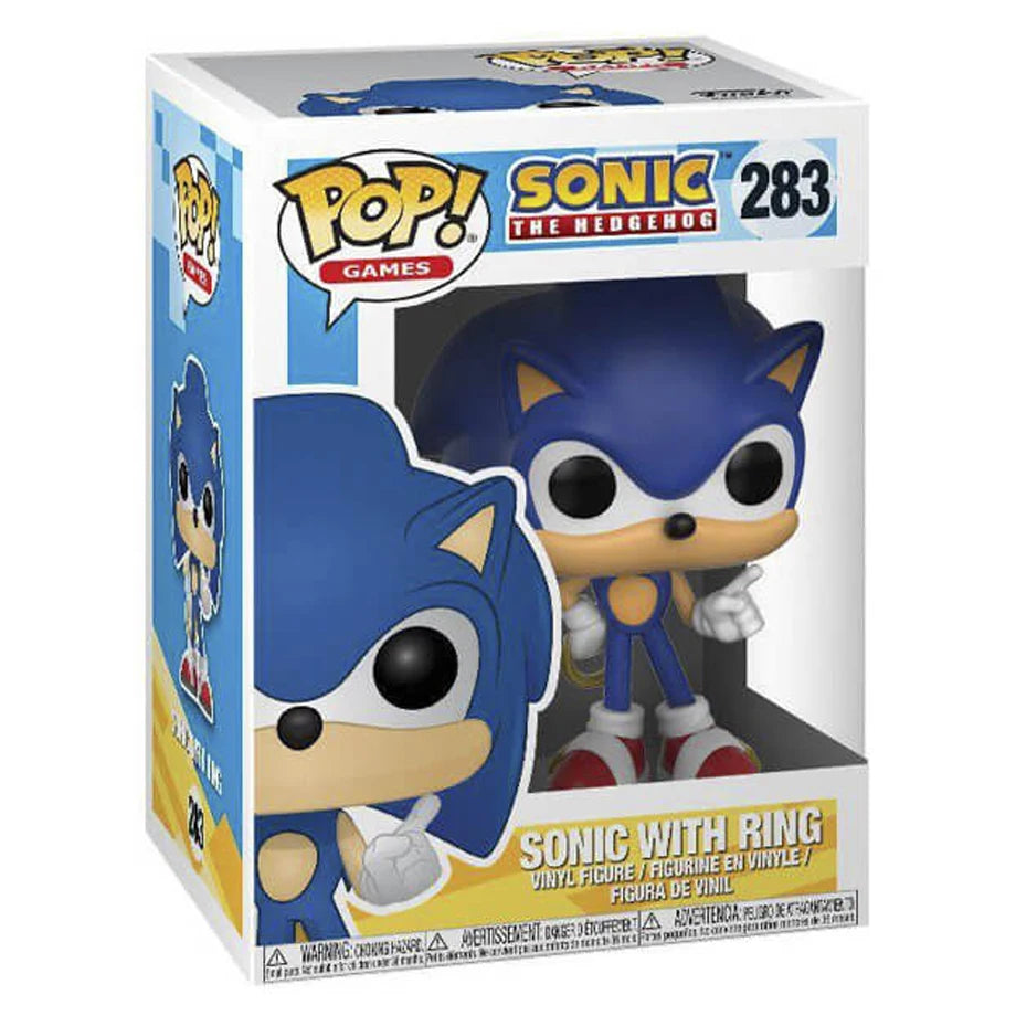 Funko POP Games Sonic The Hedgehog With Ring Vinyl Figure