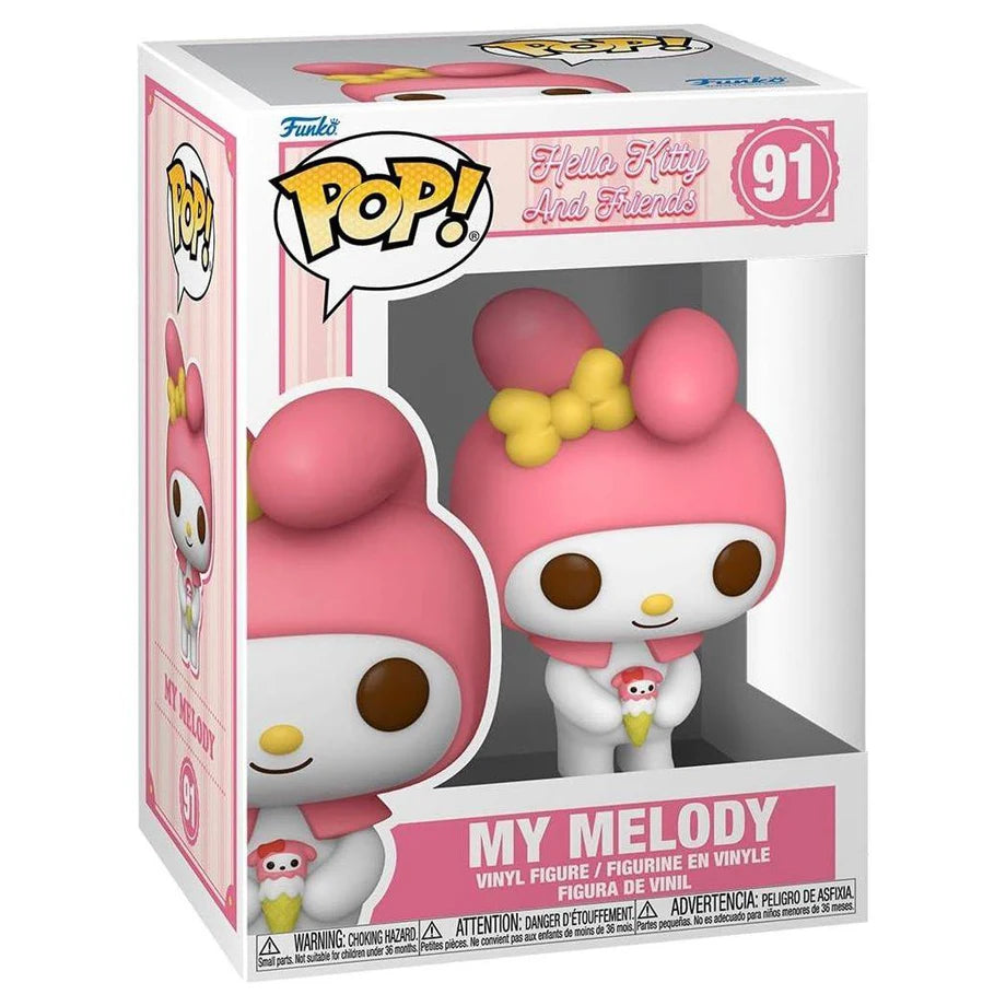 Funko POP! Sanrio Hello Kitty and Friends My Melody with Ice Cream Vinyl Figure (9.9 cm)