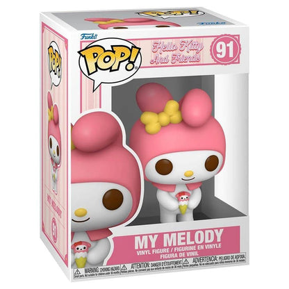 Funko POP! Sanrio Hello Kitty and Friends My Melody with Ice Cream Vinyl Figure (9.9 cm)