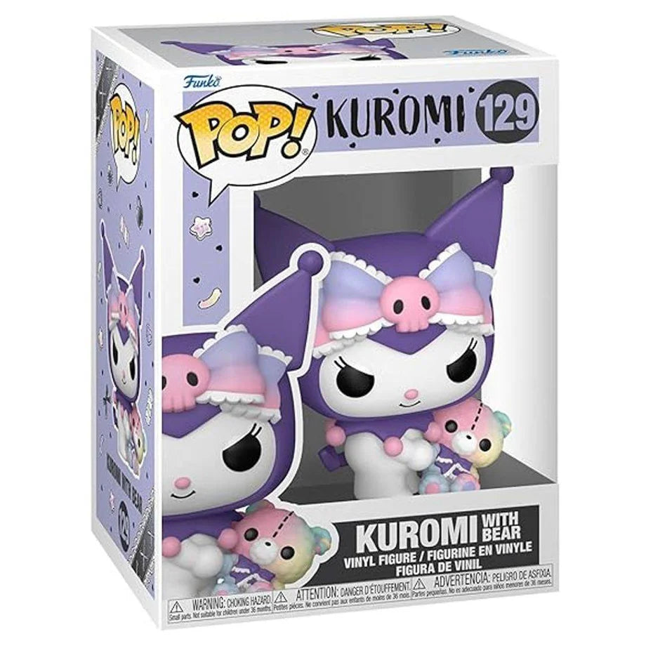 Funko POP! Sanrio Hello Kitty and Friends Kuromi with Bear Vinyl Figure (9.9 cm)