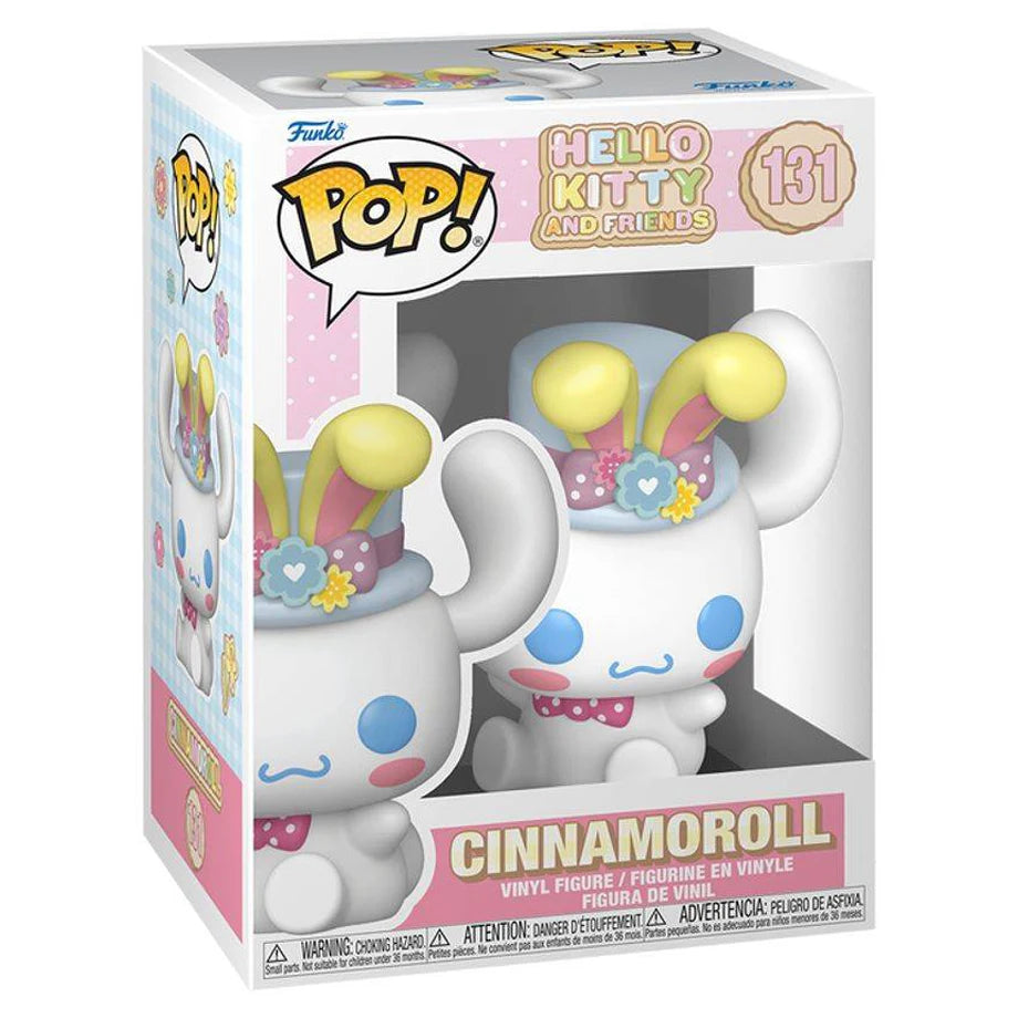 Funko POP! Sanrio Hello Kitty and Friends Cinnamoroll with Bunny Ears Vinyl Figure (9.1 cm)