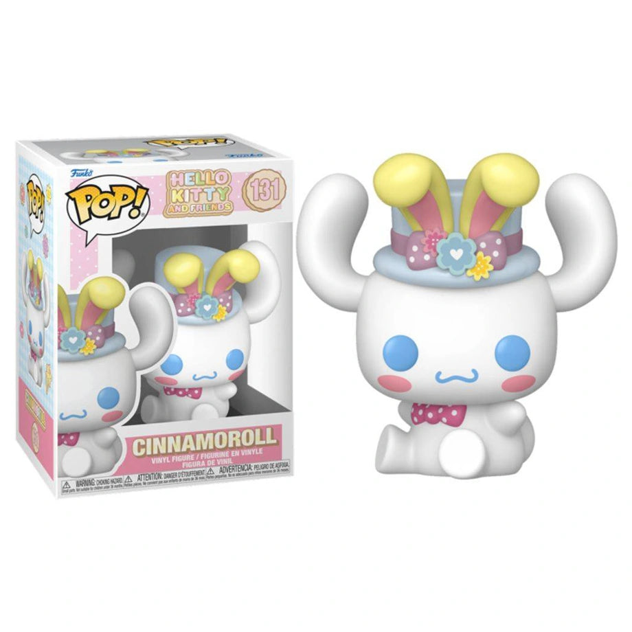 Funko POP! Sanrio Hello Kitty and Friends Cinnamoroll with Bunny Ears Vinyl Figure (9.1 cm)