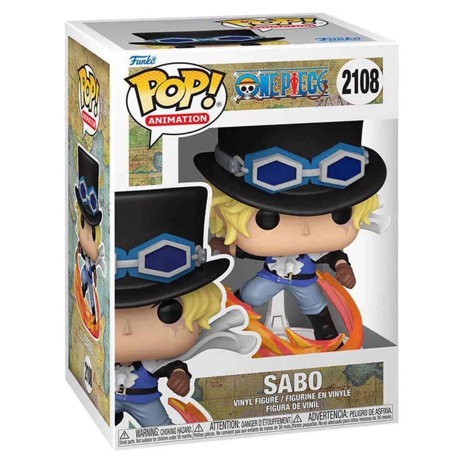 Funko POP! Animation One Piece Sabo Attacking with Pipe Vinyl Figure (12.2 cm)