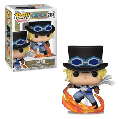 Funko POP! Animation One Piece Sabo Attacking with Pipe Vinyl Figure (12.2 cm)