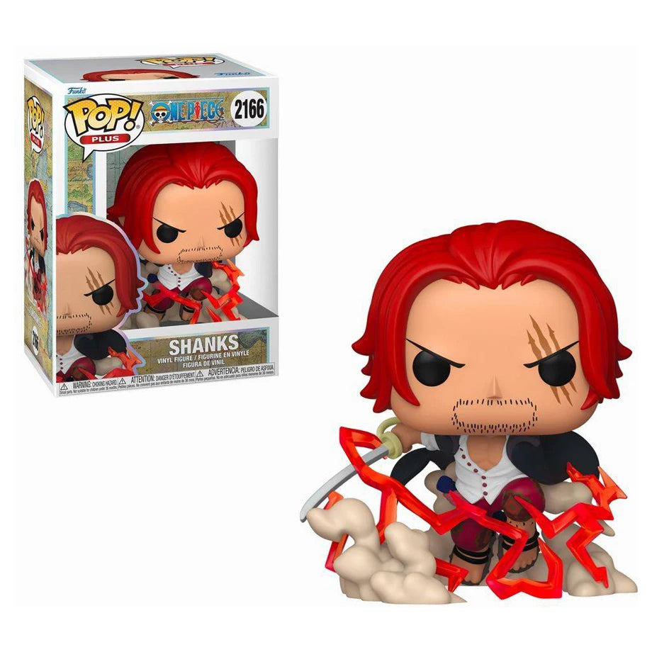 Funko POP! Plus One Piece Shanks Vinyl Figure (10.2 cm)