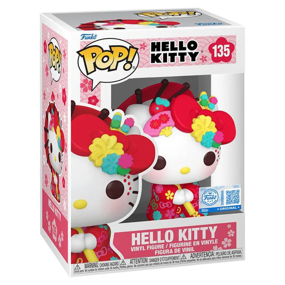 Funko POP! Sanrio Hello Kitty and Friends Hello Kitty in Kimono Vinyl Figure (9.4 cm)