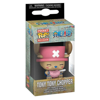 Funko Funko Pocket POP! One Piece Tony Tony Chopper with Cotton Candy Vinyl Keychain (10.2 cm)