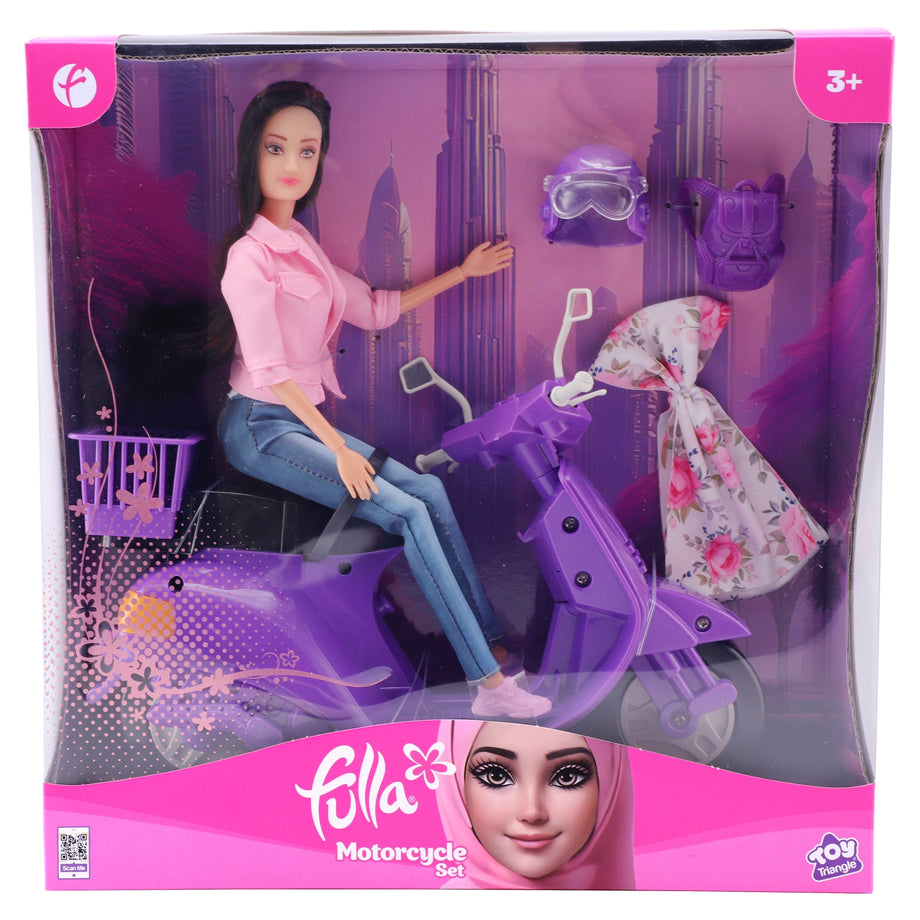 Fulla Doll Motorcycle Set w/ Casual Outfit