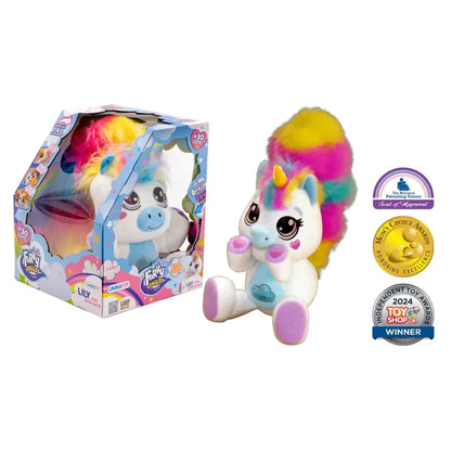 Eolo Furry Tails Electronic Plush Unicorn