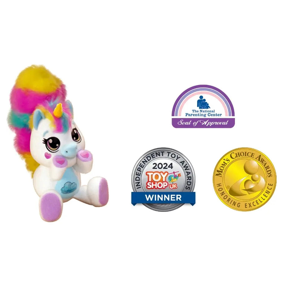 Eolo Furry Tails Electronic Plush Unicorn