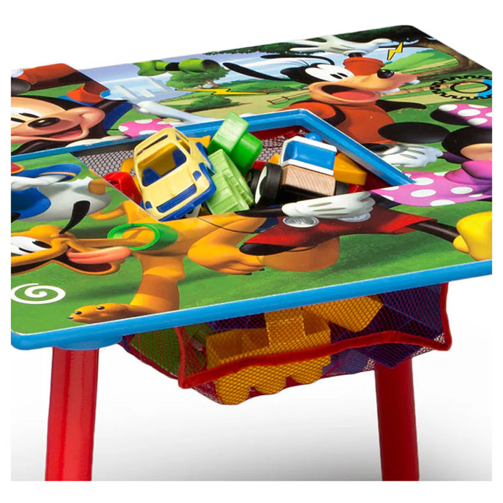 Delta Children Mickey Mouse Kid Table & Chair Set with Storage