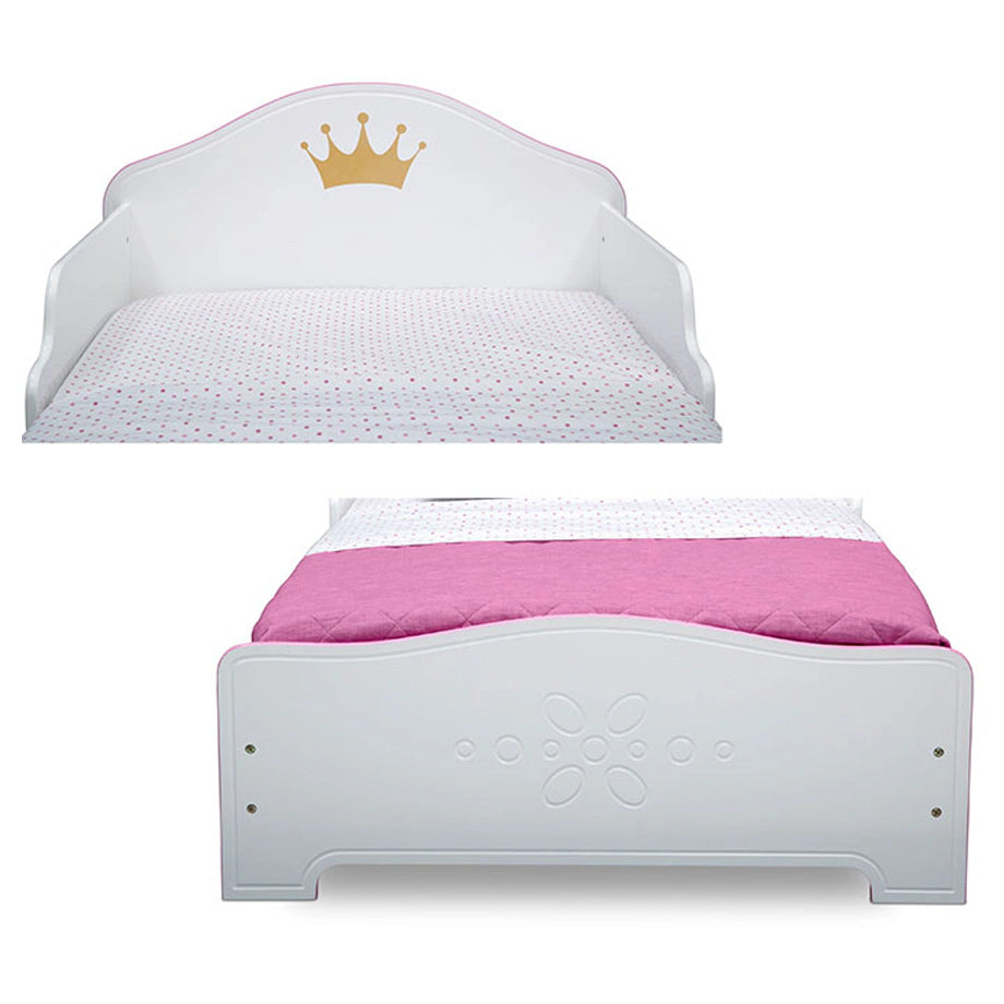 Delta Children Princess Crown Wooden Toddler Bed Delta Children Princess Crown Wooden Toddler Bed
