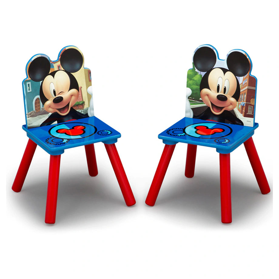 Delta Children Mickey Mouse Kid Table & Chair Set with Storage Delta Children Mickey Mouse Kid Table & Chair Set with Storage