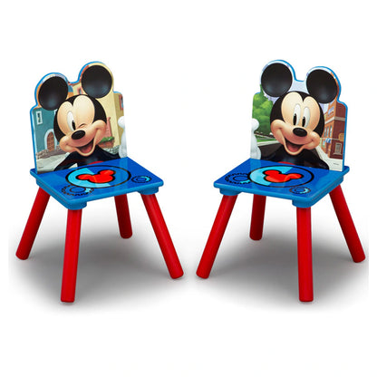 Delta Children Mickey Mouse Kid Table & Chair Set with Storage