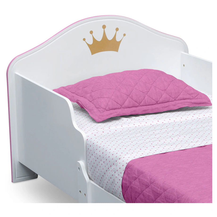 Delta Children Princess Crown Wooden Toddler Bed Delta Children Princess Crown Wooden Toddler Bed