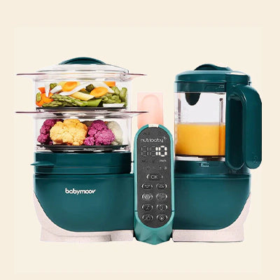 Baby Brezza One Step Baby Food Maker Deluxe + Infantino Squeeze Station